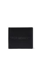 "FOR MONEY" Bi-Fold Wallet